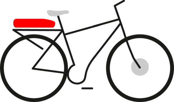 E-Bike Akkuposition Gepäckträger