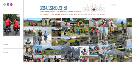 fahrrad.de Blogwahl 2022 - Radreise & Bikepacking: Blog genussradler.at