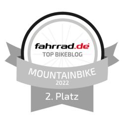 Gewinnerbadge Fahrrad.de Blogwahl Mountainbike Platz 2